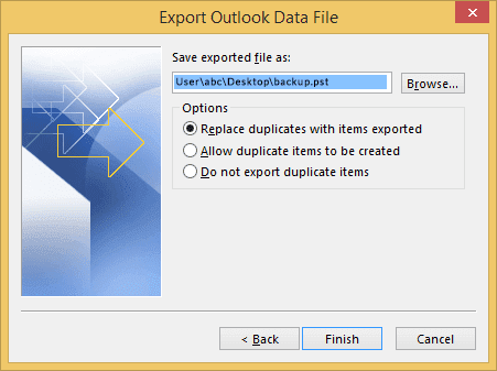  exported file location