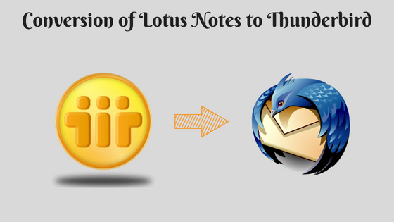 Conversion of Lotus Notes to Thunderbird