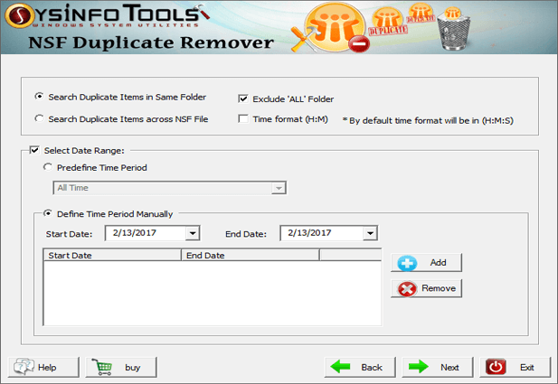 nsf duplicate remover