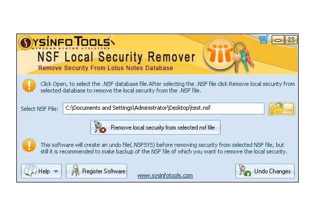 nsf security remover